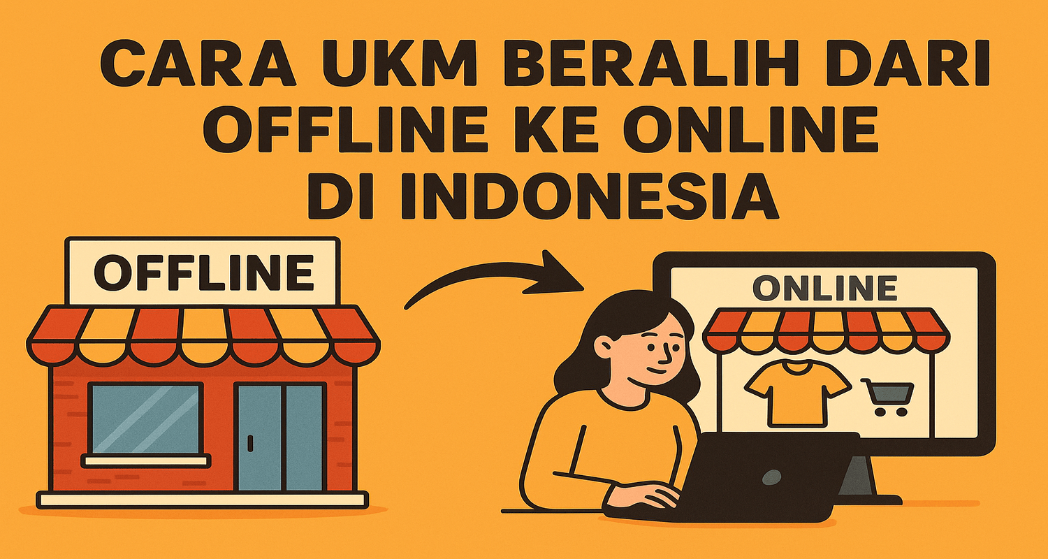 CARA UKM BERALIH DARI OFFLINE KE ONLINE DI INDONESIA