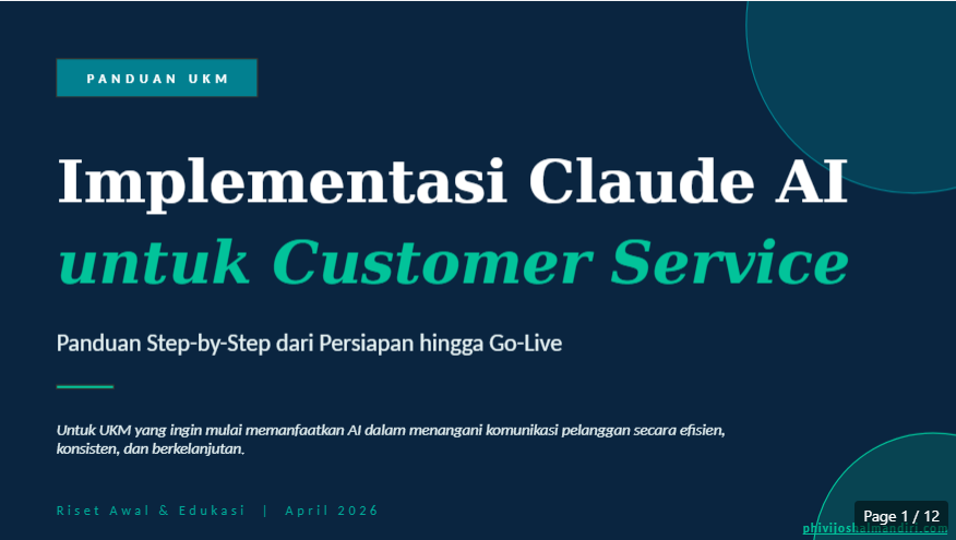HEMAT 15 JAM KERJA PER MINGGU: PANDUAN IMPLEMENTASI AI UNTUK CUSTOMER SERVICE UKM